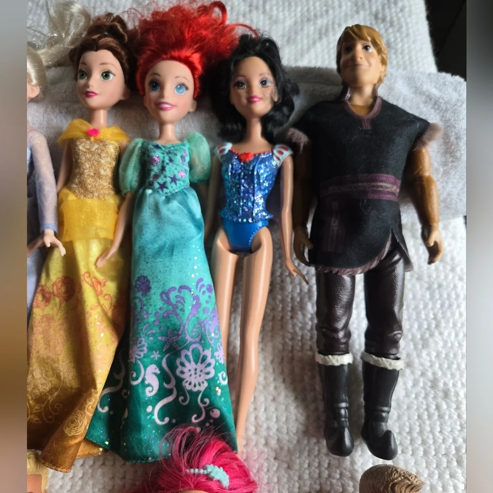 Colorful Mermaid and Doll Set